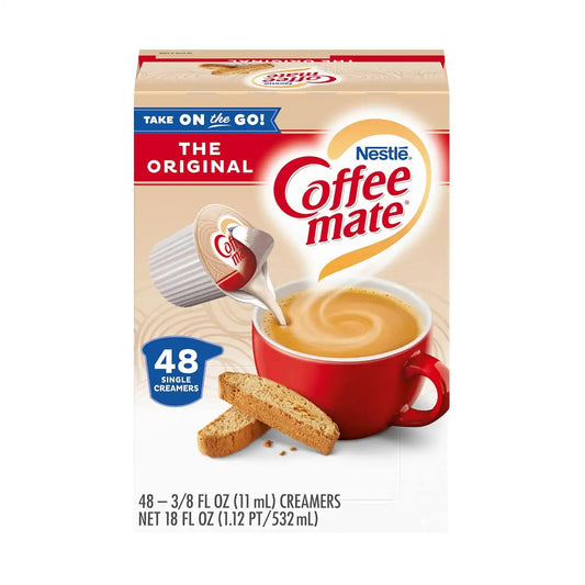 Coffee mate Original Liquid Creamer Singles, 48 Count, 4 Pack