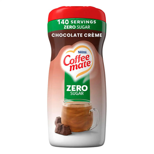 Coffee Mate Chocolate Creme Zero Sugar Powder Creamer, 10.2 Oz