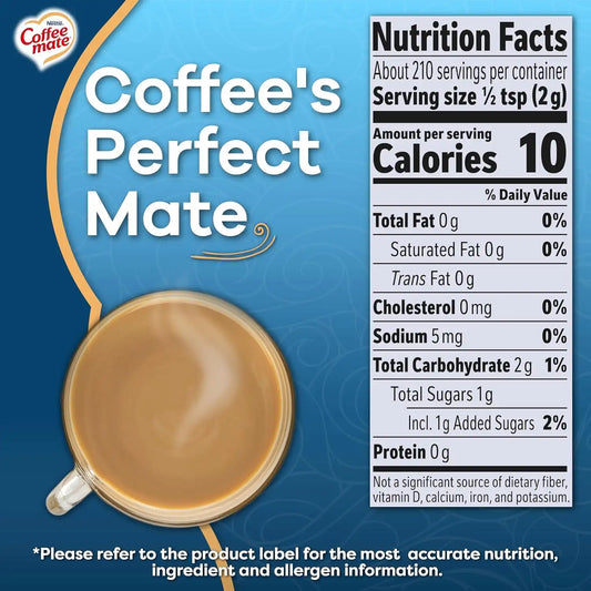 Coffee Mate French Vanilla Powder Creamer, 15 Oz, 6 Pack