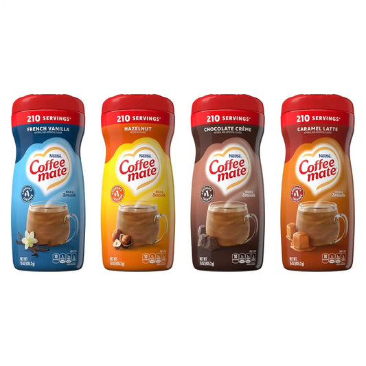 Coffee Mate Powder Creamer Variety Pack, 15 Oz, 4 Pack